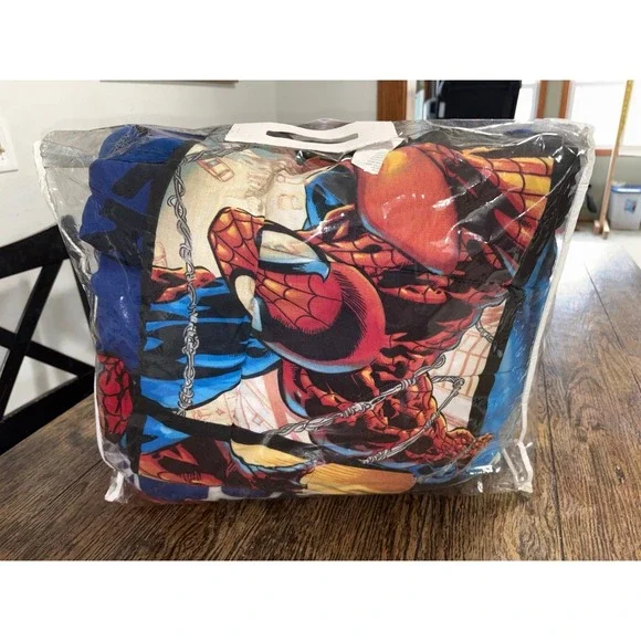 Vintage Y2K 2007 Spider-Man 3 reversible twin comforter